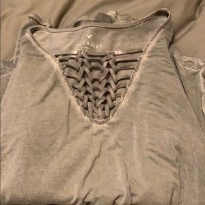 Long sleeve green top